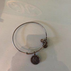 Alex and Ani M Initial Rustic Bracelet